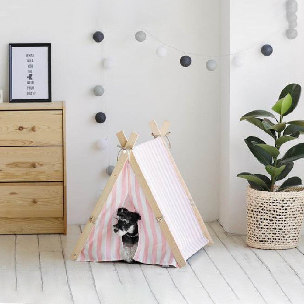 Warm Detachable Pet Kennel - Cozy Dog & Cat House with Removable Cushion