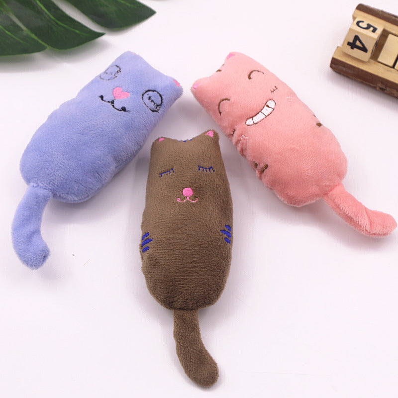 Cute Plush Catnip Toy Set - Interactive Cat Toys for Kittens & Adult Cats