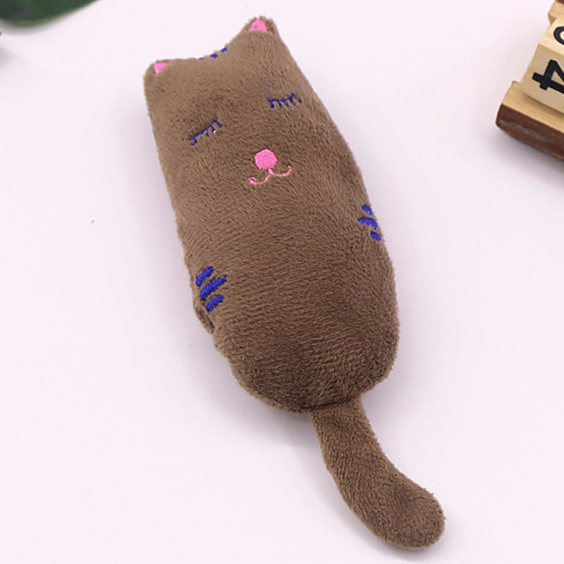Cute Plush Catnip Toy Set - Interactive Cat Toys for Kittens & Adult Cats