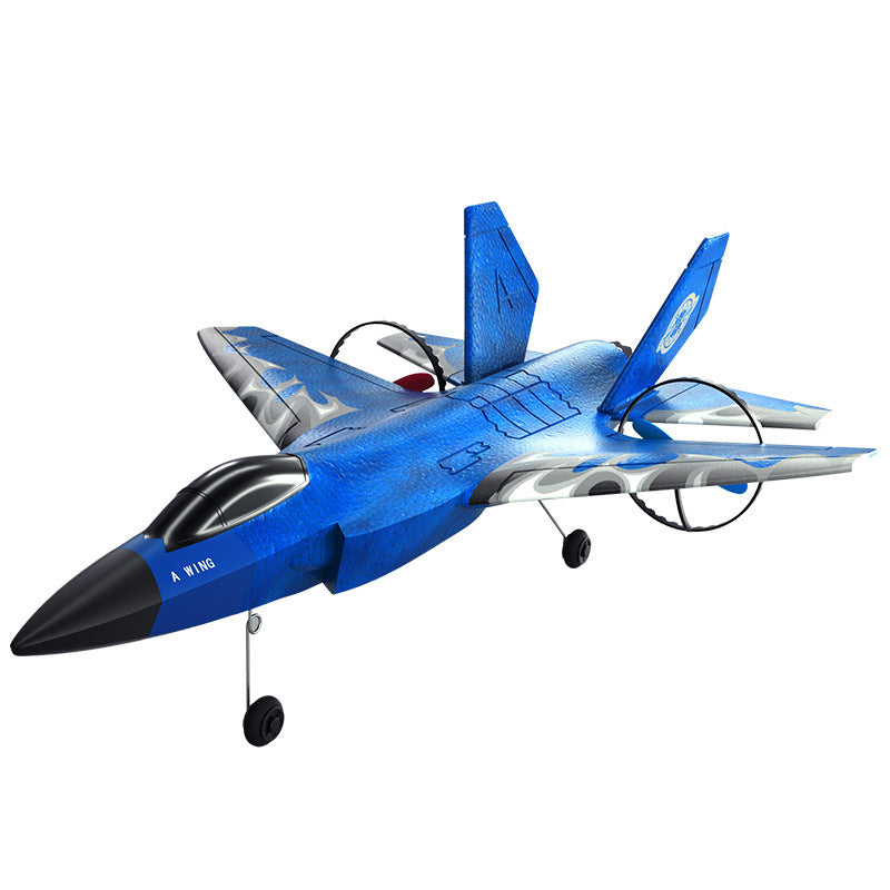 Remote Control Electric Fighter Jet - Drop-Resistant RC Glider Plane for Boys