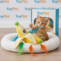 Banana Squeeze Toy for Pets - TPR Stress Relief & Interactive Play Toy