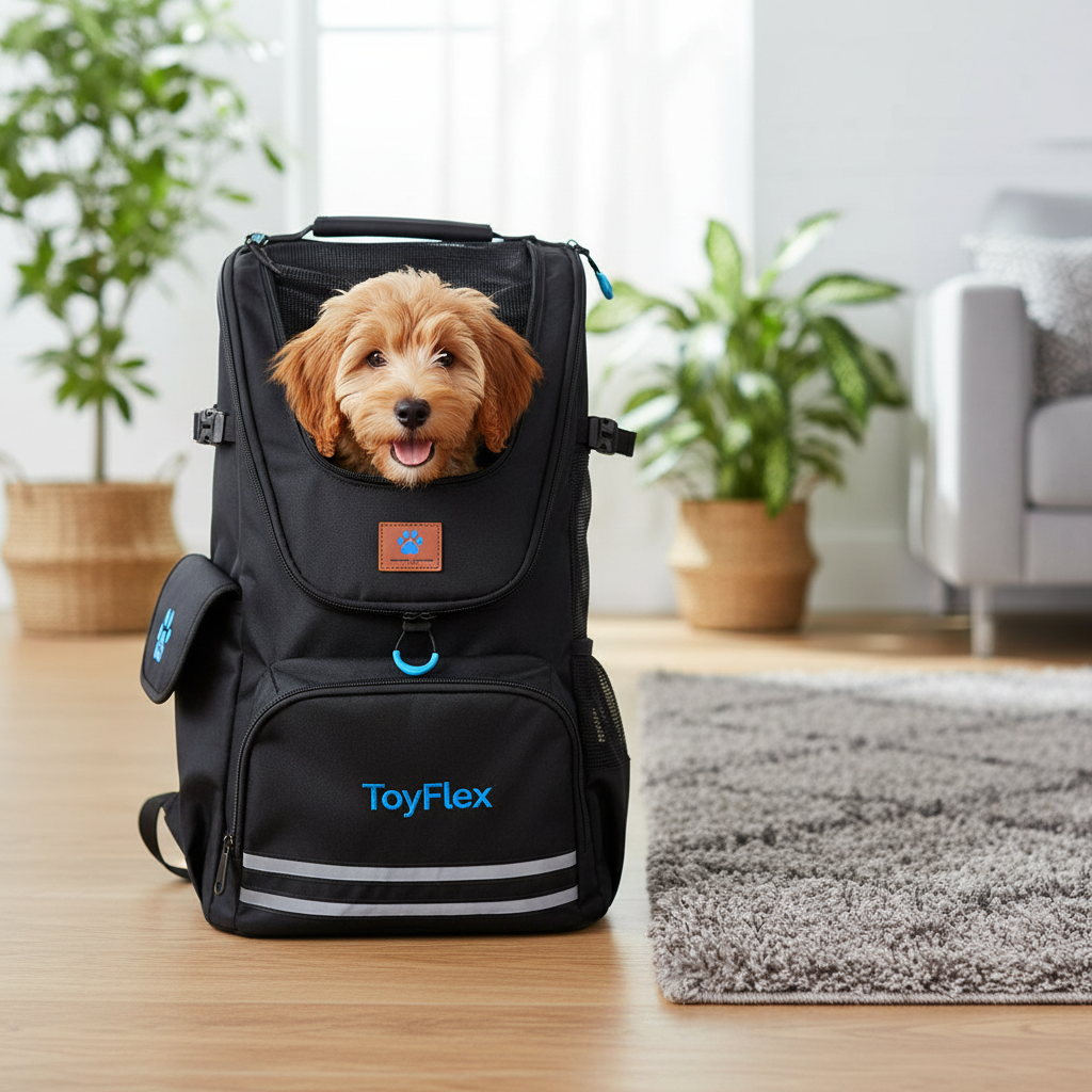Portable Pet Travel Backpack - Breathable Carrier for Dogs & Cats